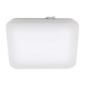 Witte plafondlamp kunststof, Eloise, 17W, 3000K LED, IP44