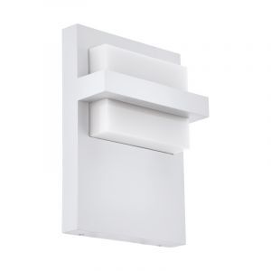 Witte moderne buitenlamp, Nicol, aluminium, 10w 3000K (warm wit) LED