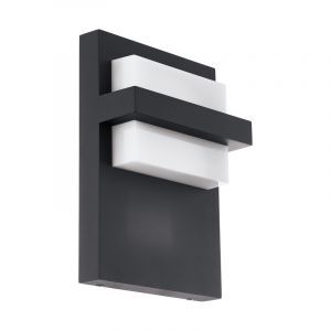 Antraciete moderne buitenlamp, Nicol, aluminium, 10w 3000K (warm wit) LED