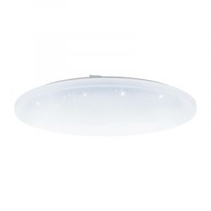 Witte plafonniere Eloise, staal, met verstelbare lichtkleur