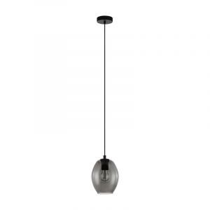 Retro hanglamp rookglas, Lucian