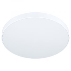 Witte opbouwspot Zippora, staal, met verstelbare lichtkleur
