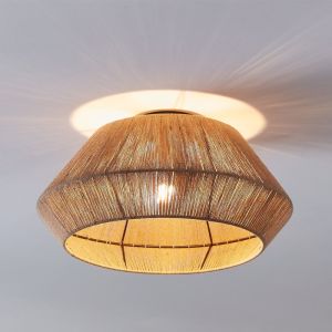 Rotan plafonnière bruin, Wilbert