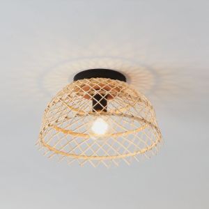 Rotan plafonnière bruin, Alida
