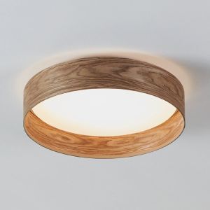 Bruine moderne plafonnière aluminium, Jolene, 24W, 3000K LED
