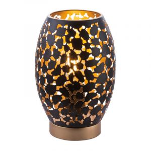 Zwarte moderne tafellamp metaal, Bilboa