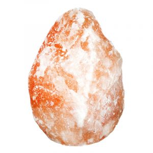 Oranje zoutlamp Mersa, 23 cm