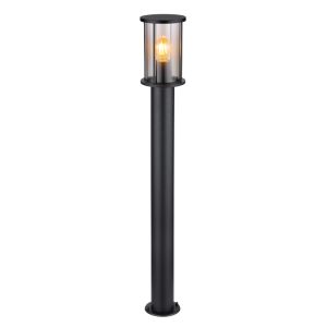 Zwarte moderne buitenlamp rvs, Kors, IP54