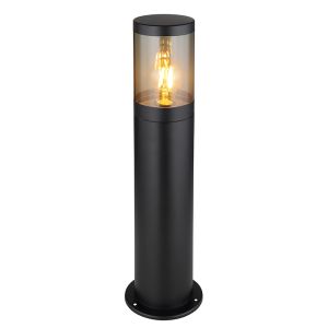 Zwarte moderne buitenlamp rvs, Lambert, IP44