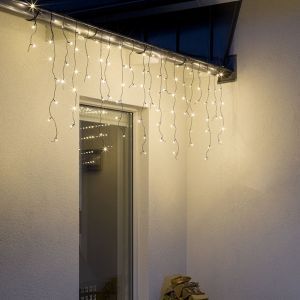 3 meter koppelbare ijspegelverlichting, 70 cm hoog, warm wit, IP44, Basic