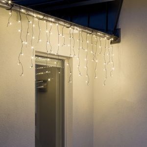 6 meter koppelbare ijspegelverlichting, 70 cm hoog, warm wit, IP44, Basic