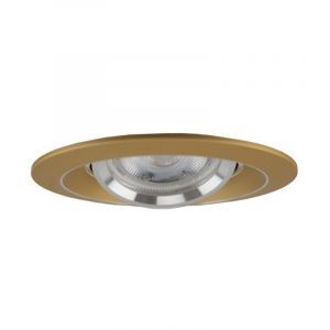 Ronde inbouwspot Tycho, goud
