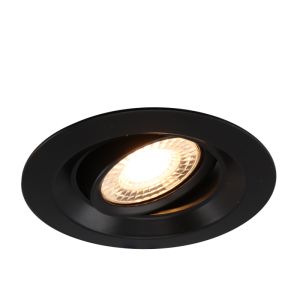 Aluminium inbouwspot zwart, Sefer