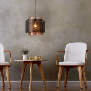 Zwarte hanglamp Orrin, Cilinder