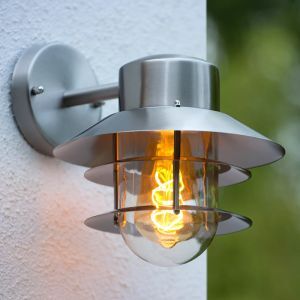 Mat chroom wandlamp Zico, Rond