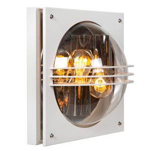 Witte buitenlamp modern, Privas, IP44