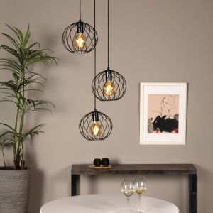 Zwarte hanglamp klassiek, Danza