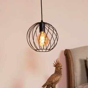 Zwarte hanglamp klassiek, Danza