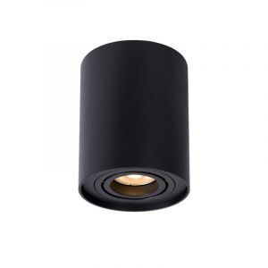 Moderne plafondlamp Tube, Zwart
