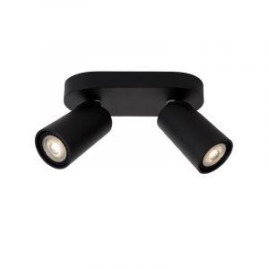 Xyrus plafondlamp 2L - Zwarte spotjes, dim to warm