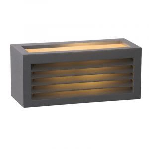 Antraciete wandlamp Dimo voor buiten, modern