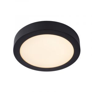 Zwarte plafonniere Brice, aluminium, 15w geintegreerd warm wit LED