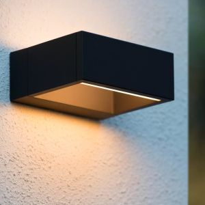 Antraciete buitenlamp modern, Goa, 6W, 3000K LED, IP54