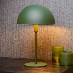 Groene moderne tafellamp, Siemon, metaal