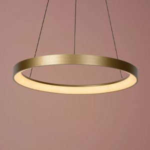 Messing hanglamp modern, Vidal, 48W, 2700K LED