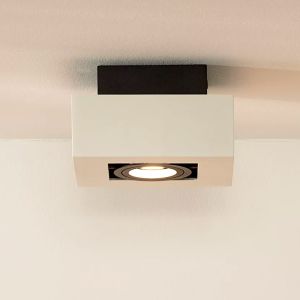 Witte dim to warm plafondspot Xirax, incl. 1x 5w GU10