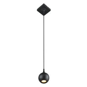 Zwarte hanglamp modern, Favori, IP44