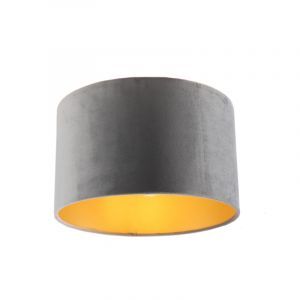Grijs met gouden plafondlamp Krista, 30cm
