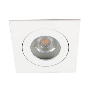 Wit badkamer inbouwspotje Dorx, MR11, vierkant