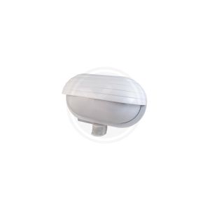 Kunststof buiten wandlamp met bewegingssensor wit, Killian, IP44
