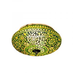 Groene oosterse plafonnière mozaïek, Mimoun