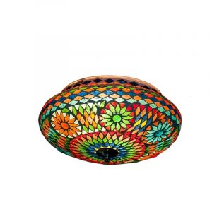 Veelkleurige oosterse plafonnière mozaïek, Mimoun