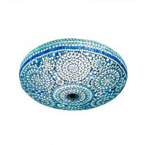 Blauwe oosterse plafonnière mozaïek, Annas