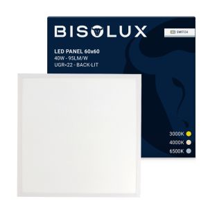 LED paneel 60x60 - 40W - 2700K/4000K/6500K - UGR<22 - dimbaar - back-lit