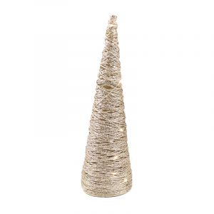 78 cm Kerst kegel met 40 LEDS, op batterij met timer