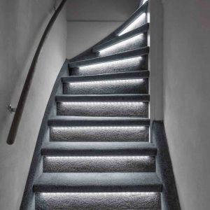 Uitbreidingsset dimbare trap LED strips, 2 LED strips 4000K