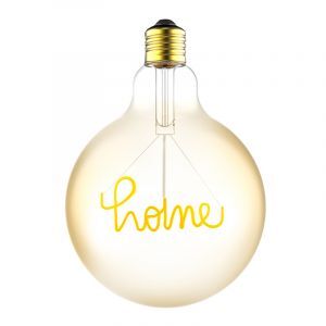 Dimbare E27 LED lamp met home filament, G125, 4,5W, 1800K (kaarslicht)