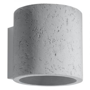 Betonnen up down wandlamp Amely, grijs