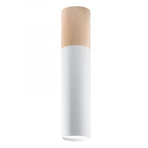 Witte opbouwspot Francesca, aluminium