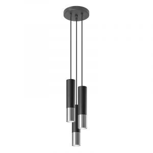 Moderne hanglamp Hediye, chroom, aluminium, 3L