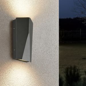 Antraciete buitenlamp design, Sahl, 4,5W, 3000K LED, IP65