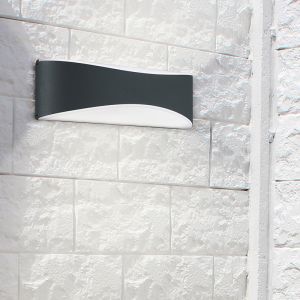 Zwarte buitenlamp modern, Bernadina, 9W, 3000K LED, IP65