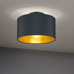 Zwarte plafonnière modern, Jeany