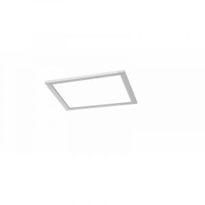 Nikkelen plafonnière modern, Badria, 15W, 3000K LED