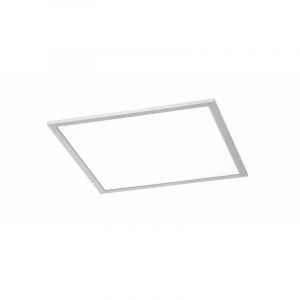 Nikkelen plafonnière modern, Badria, 25W, 3000K LED