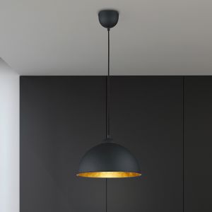 Zwarte hanglamp metaal, Lyndee